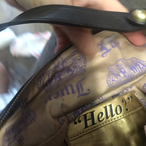 Juicy Couture vintage purple velvet hobo satchel yummy! - Picture 9 of 16